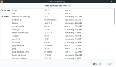 Pamac-gtk-transaction-summary.png